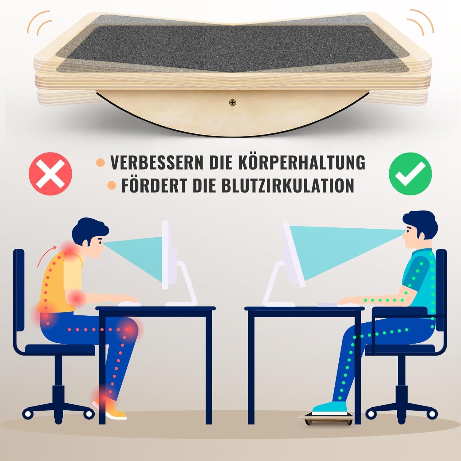 Houten Balansbord - 32% Korting - Core Training & Therapie