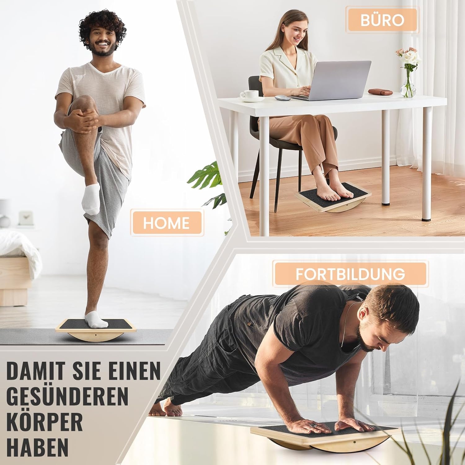 Houten Balansbord - 32% Korting - Core Training & Therapie
