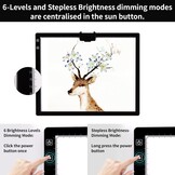 Oplaadbare LED Tekenplank A3 - Draadloos & Verstelbaar (33% Korting!)