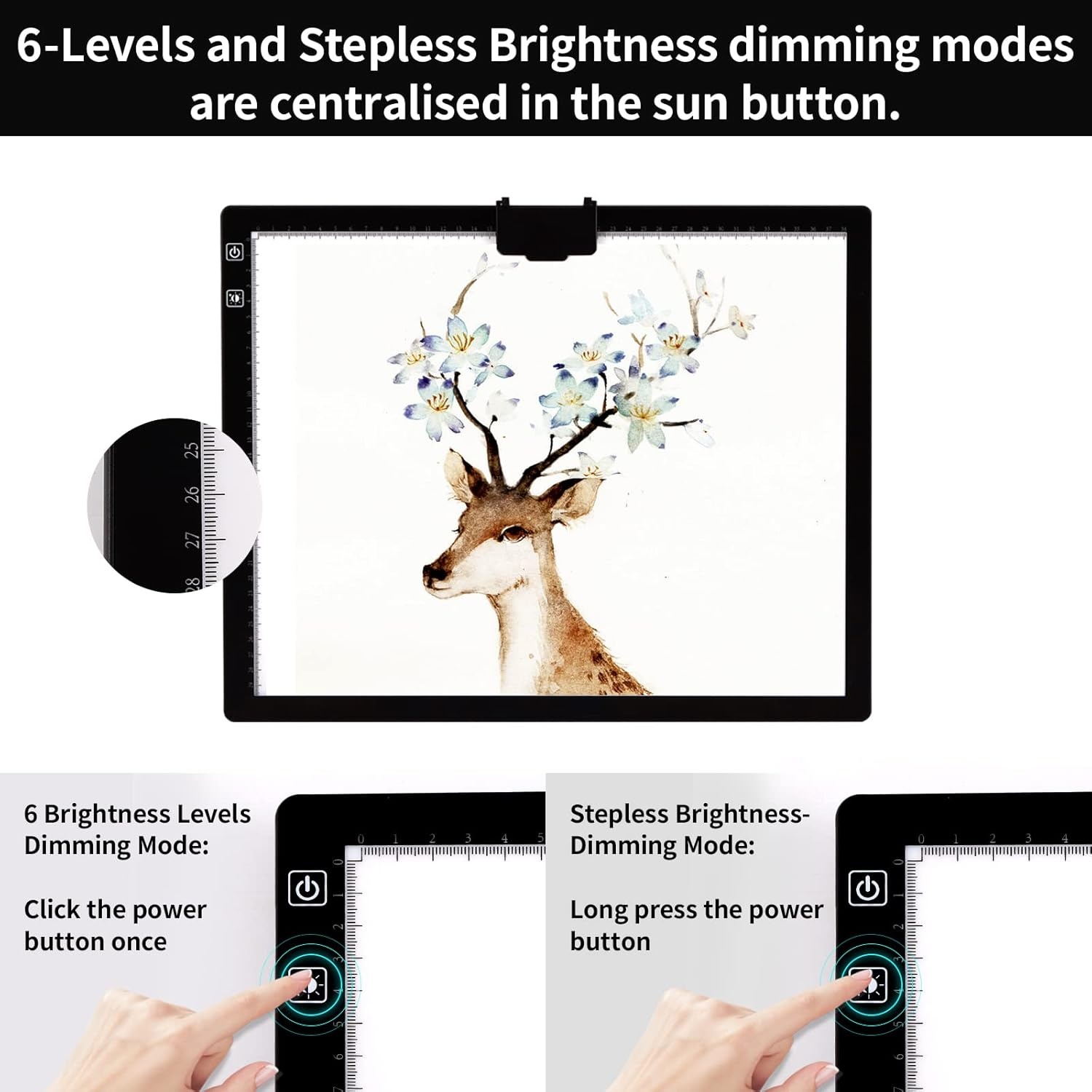 Oplaadbare LED Tekenplank A3 - Draadloos & Verstelbaar (33% Korting!)