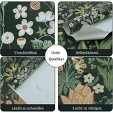 Zelfklevend Behang LiKiLiKi Groen Bloemen 44x300cm - 26% Korting!