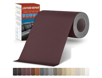 Zelfklevende Kunstleer Reparatiepatch - 10x200cm Bruin - 26% Korting