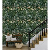 Zelfklevend Behang LiKiLiKi Groen Bloemen 44x300cm - 26% Korting!
