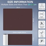 Zelfklevende Kunstleer Reparatiepatch - 10x200cm Bruin - 26% Korting