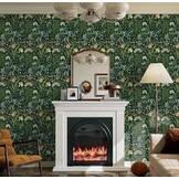 Zelfklevend Behang LiKiLiKi Groen Bloemen 44x300cm - 26% Korting!
