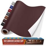 Zelfklevende Kunstleer Reparatiepatch - 10x200cm Bruin - 26% Korting