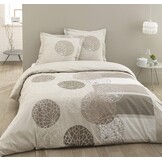 100% Katoenen Dekbedovertrekset Ecru 260x240 cm - 33% Korting!