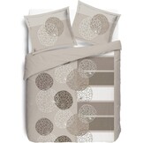100% Katoenen Dekbedovertrekset Ecru 260x240 cm - 33% Korting!