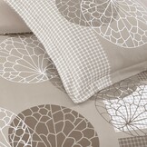 100% Katoenen Dekbedovertrekset Ecru 260x240 cm - 33% Korting!