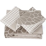 100% Katoenen Dekbedovertrekset Ecru 260x240 cm - 33% Korting!