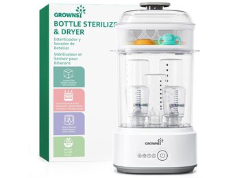 Grownsy 5-in-1 Babyfles Sterilisator & Droger - Wit (-34%)