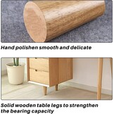 Eikenhouten Meubelpoten (4 stuks) - 10cm Hoog - 50% Korting!
