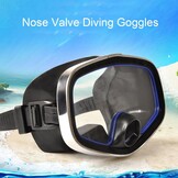 Duikmasker Anti-condens met Neusventiel & Gehard Glas | 33% Korting