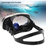 Duikmasker Anti-condens met Neusventiel & Gehard Glas | 33% Korting