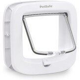 PetSafe Microchip Kattenluik Wit - Selectieve Toegang en 4-Weg Vergrendeling