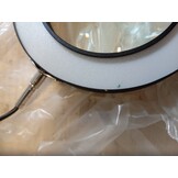 LED vergrootglas met 5 dioptrieën – Bureaulamp met 105mm glazen lens, dimbaar licht (3 kleuren) & tafelklem – Flexibele zwenkarm voor precisiewerk, knutselen & lezen