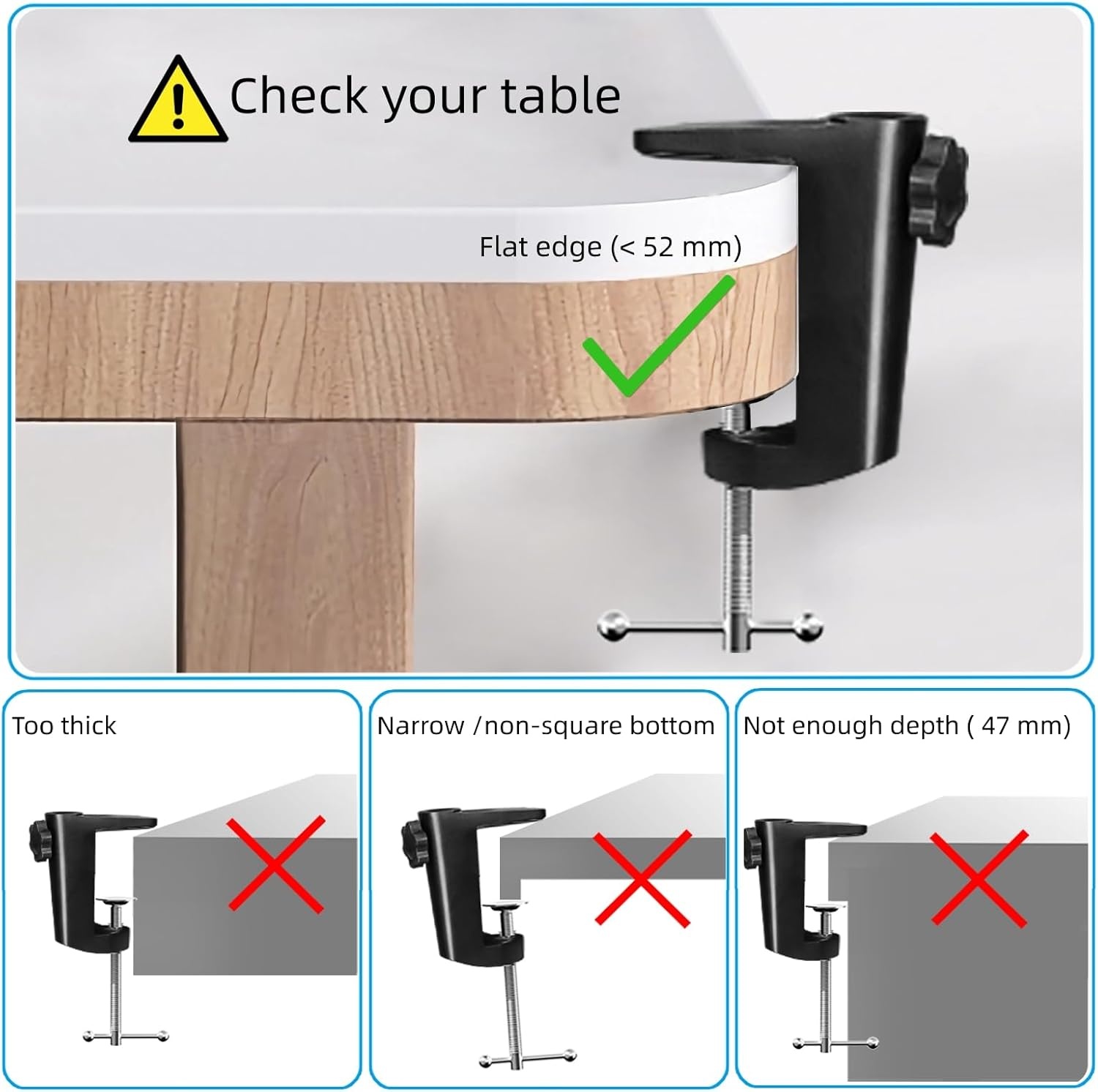 LED vergrootglas met 5 dioptrieën – Bureaulamp met 105mm glazen lens, dimbaar licht (3 kleuren) & tafelklem – Flexibele zwenkarm voor precisiewerk, knutselen & lezen