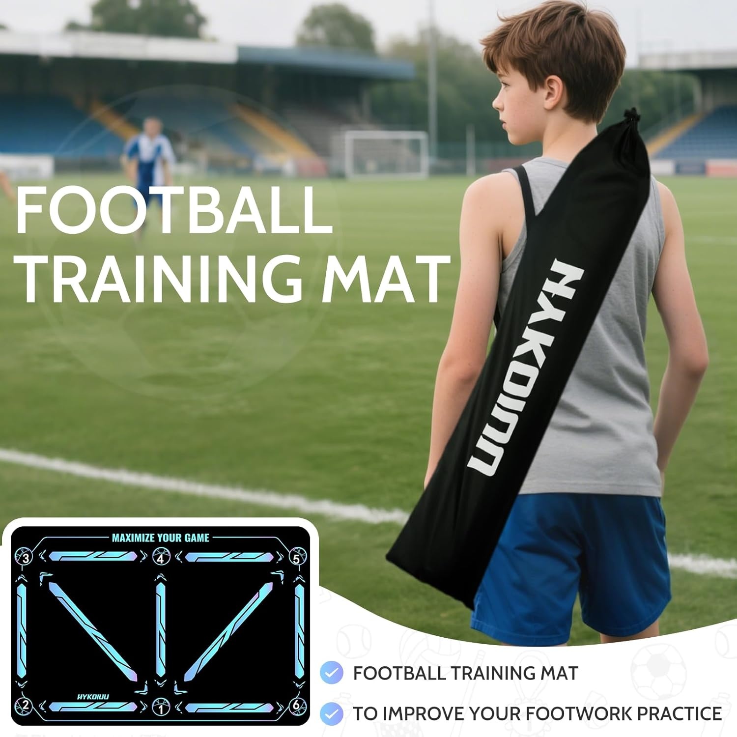 Voetbal Trainingsmat met Kick Trainer | 29% Korting
