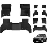 3W Kofferbakmat voor Land Rover Defender 110 (5 Zits) 2020-2026 - Zwart