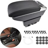 Armsteun Ford Fiesta 2009-2017 Zwart Leer - 34% Korting!