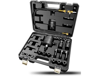 Pneumatische Injectortrekker Diesel 24-Delig met 19 Adapters - 30% Korting