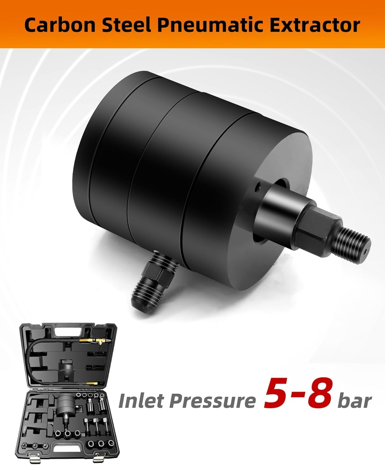 Pneumatische Injectortrekker Diesel 24-Delig met 19 Adapters - 30% Korting