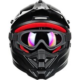 ILM Z705 Jeugd ATV Helm Kinder Crossmotor BMX Off-road Motorhelm Go-kart Helm DOT ECE Mat Zwart S