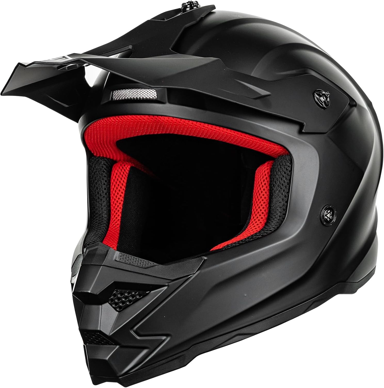 ILM Z705 Jeugd ATV Helm Kinder Crossmotor BMX Off-road Motorhelm Go-kart Helm DOT ECE Mat Zwart S