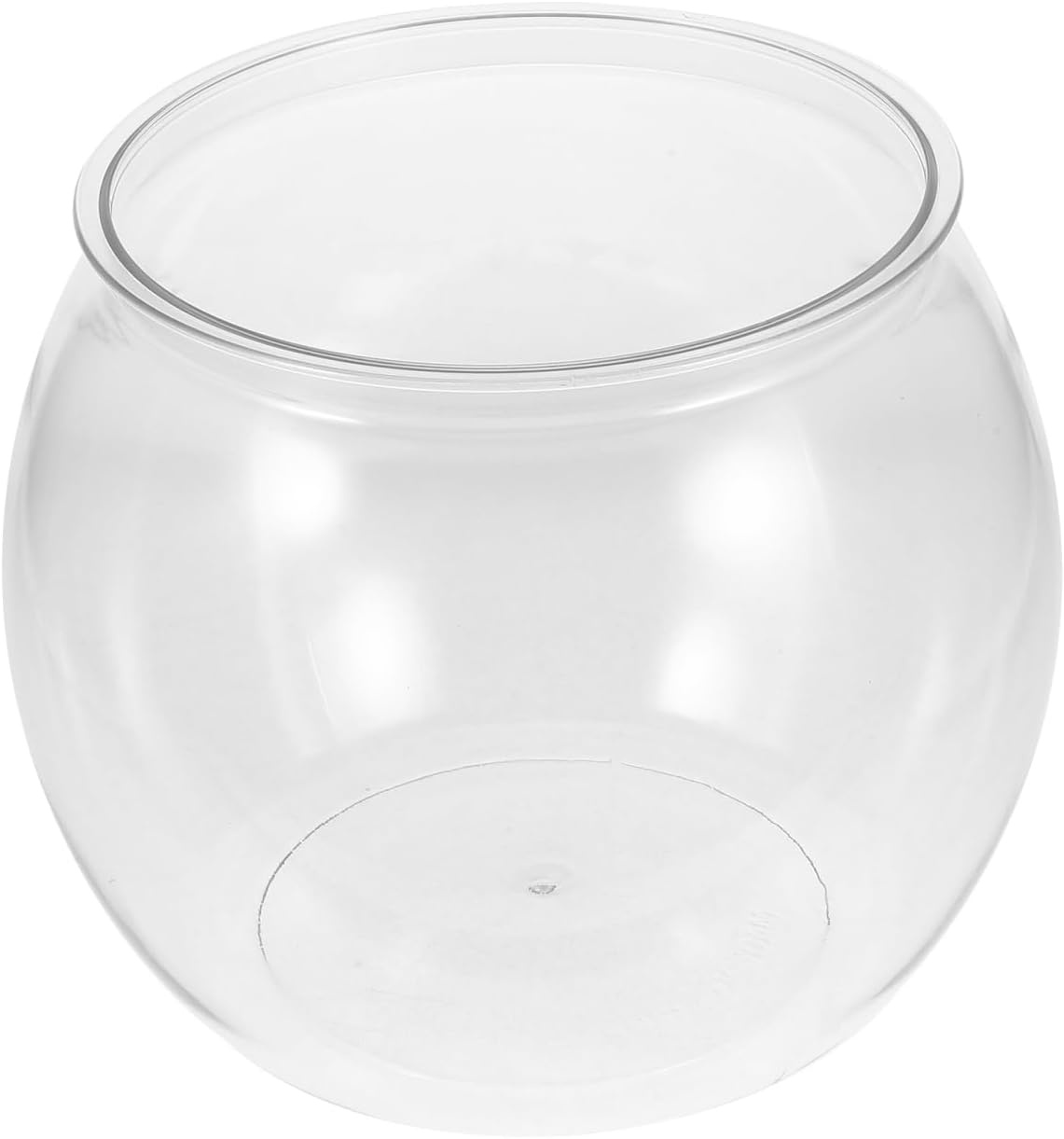 Cabilock Glazen Vissenkom / Vaas 24 cm Transparant - Ideaal voor Vissen, Planten of Decoratie