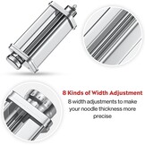 GVODE Roestvrij stalen accessoires voor Kenwood KMX750 Chef KVC85 Noedelaccessoires met 8 toetsen