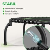BCAN Fitness Trampoline 122 cm Groen met Bungee-touwen en Verstelbare Handgreep