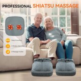 Snailax Voetmassageapparaat met shiatsu