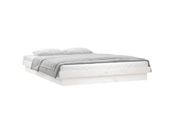 VidaXL Houten Bedframe Wit met LED (120x200cm) - 35% Korting!