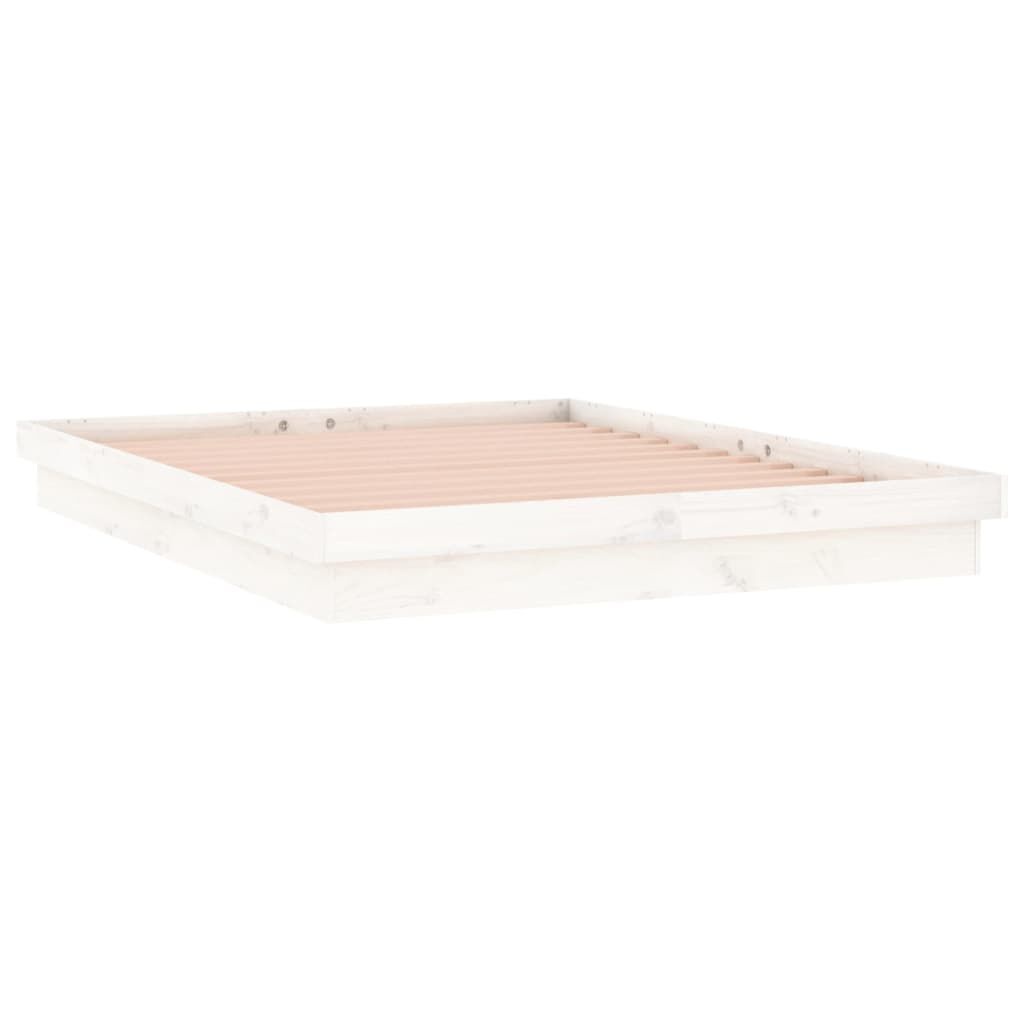 VidaXL Houten Bedframe Wit met LED (120x200cm) - 35% Korting!