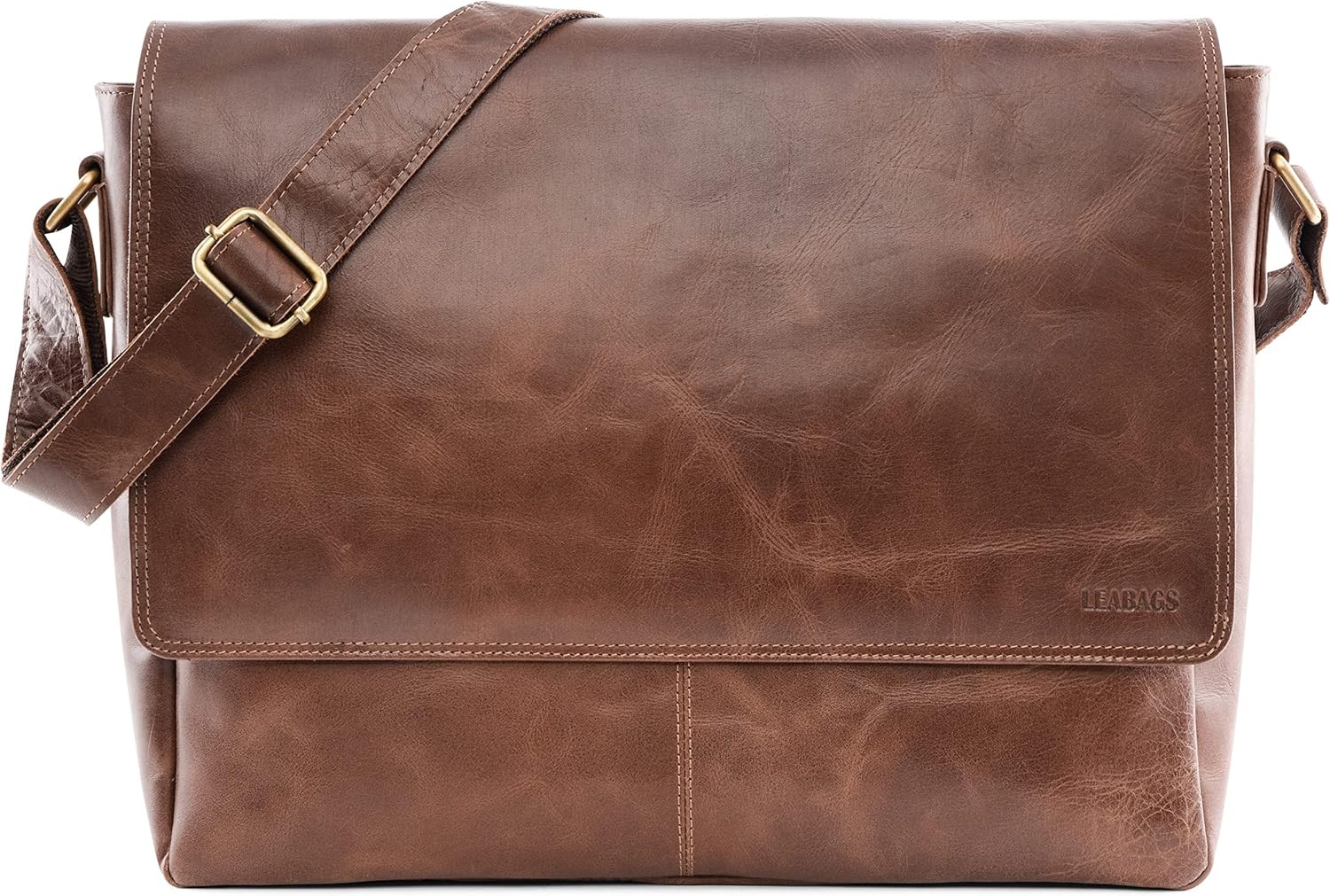 35% Korting: Vintage Buffleren Laptoptas 15" Uniseks Zwart