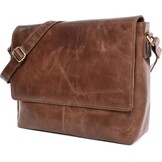 35% Korting: Vintage Buffleren Laptoptas 15" Uniseks Zwart