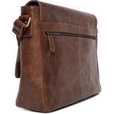 35% Korting: Vintage Buffleren Laptoptas 15" Uniseks Zwart