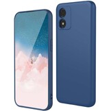 Hoesje Motorola Moto E13 Blauw: Flexibel Siliconen & Schokbestendig