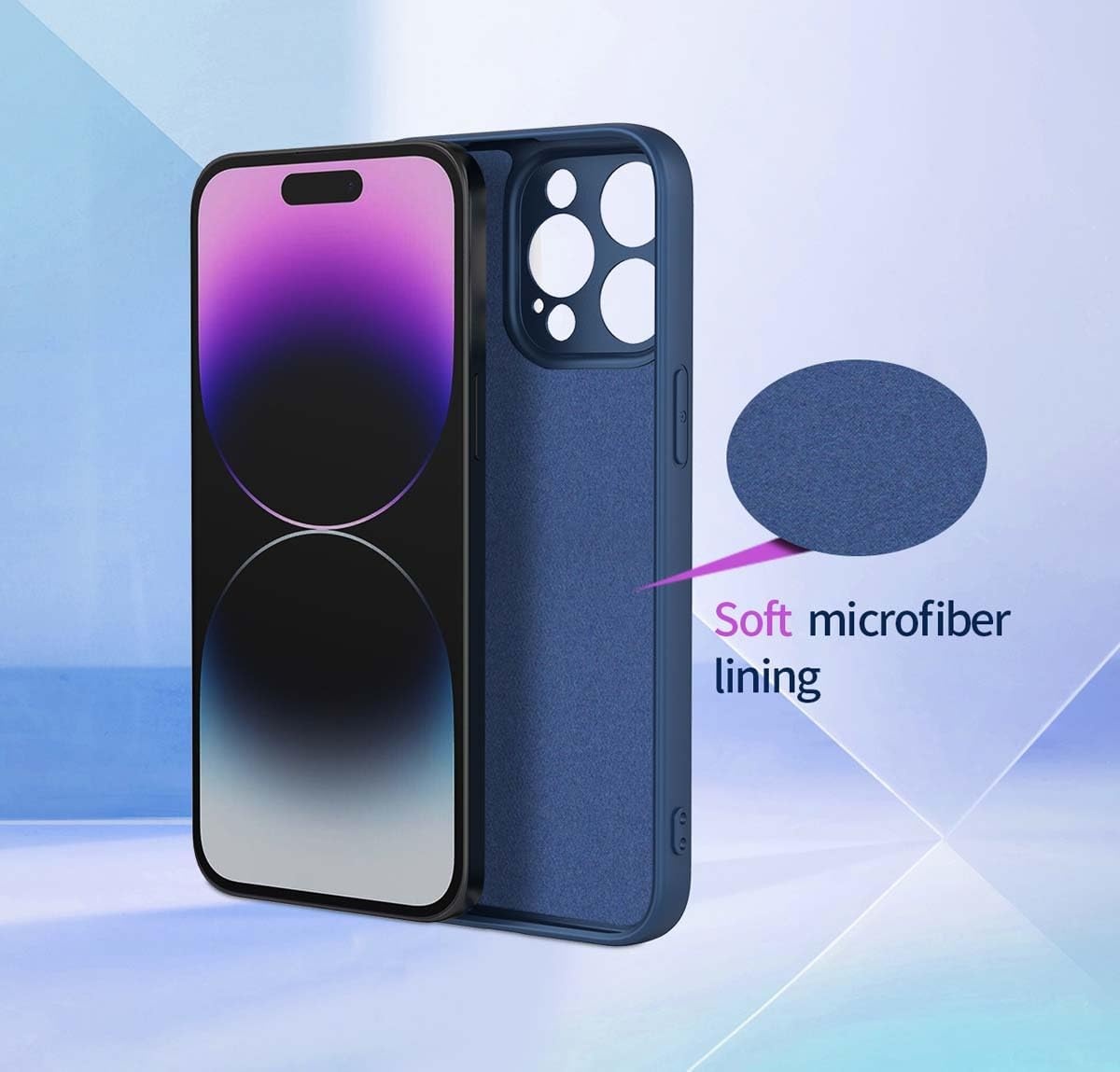 Hoesje Motorola Moto E13 Blauw: Flexibel Siliconen & Schokbestendig