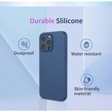 Hoesje Motorola Moto E13 Blauw: Flexibel Siliconen & Schokbestendig