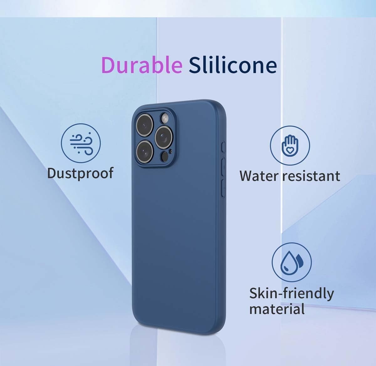 Hoesje Motorola Moto E13 Blauw: Flexibel Siliconen & Schokbestendig