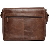 35% Korting: Vintage Buffleren Laptoptas 15" Uniseks Zwart