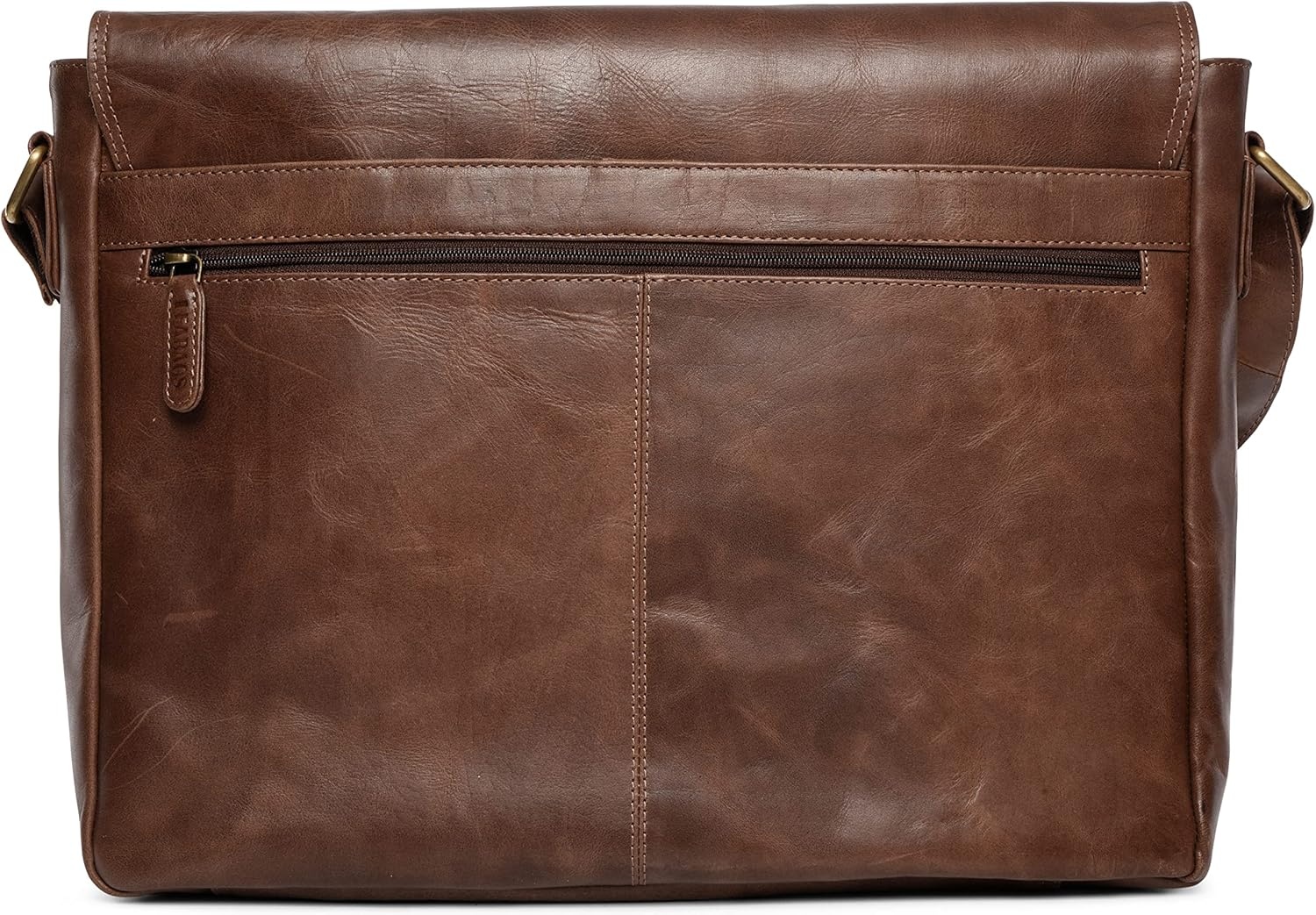 35% Korting: Vintage Buffleren Laptoptas 15" Uniseks Zwart