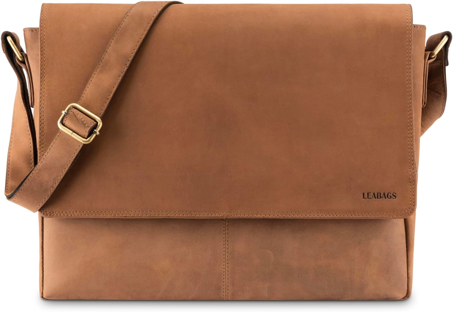 35% Korting: Vintage Buffleren Laptoptas 15" Uniseks Zwart