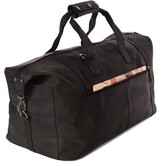 Leren Weekender Tas 41L Zwart - 35% Korting