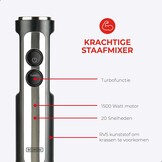 Bourgini Staafmixer Green - 1200W - 34% Korting