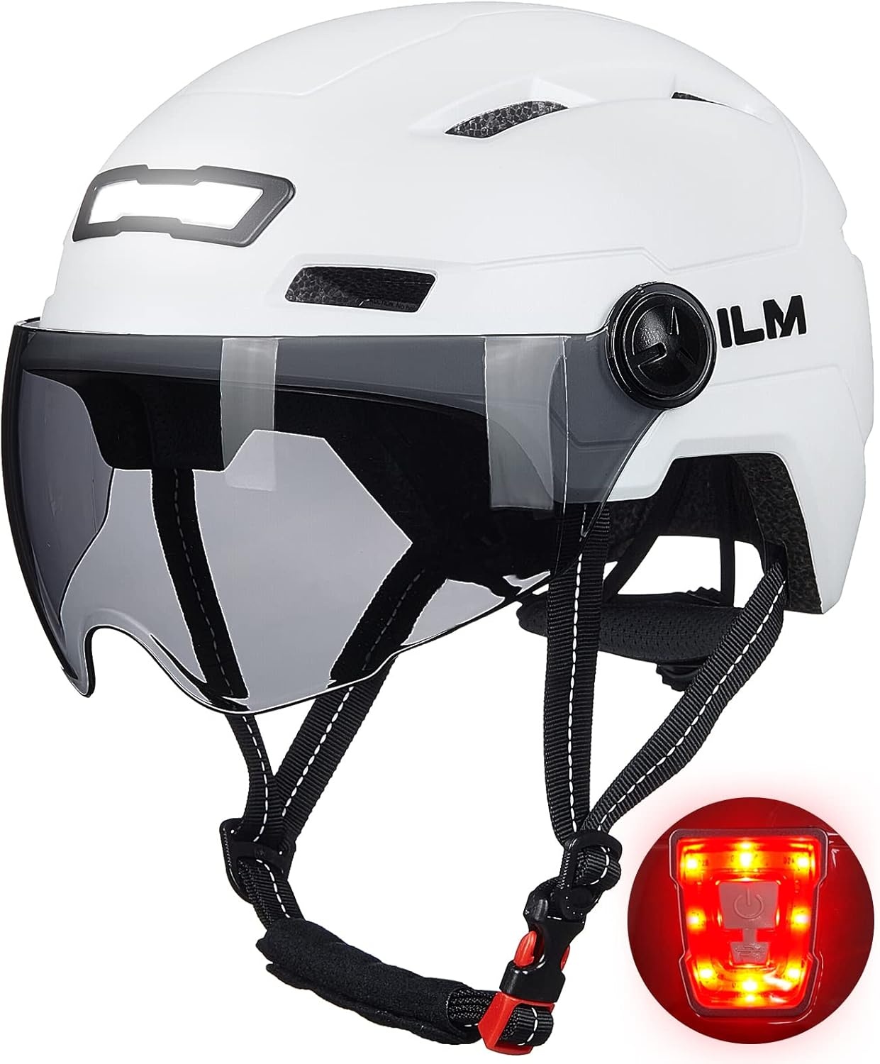 Fietshelm Volwassenen met LED, 34% Korting