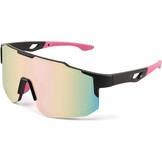 Roze Sport Zonnebril Fietsbril met UV400 Bescherming | 28% Korting