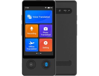 Taalvertaler met 3.7" Touchscreen - 144 Talen Online & 10 Offline | 34% Korting