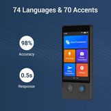 Taalvertaler met 3.7" Touchscreen - 144 Talen Online & 10 Offline | 34% Korting